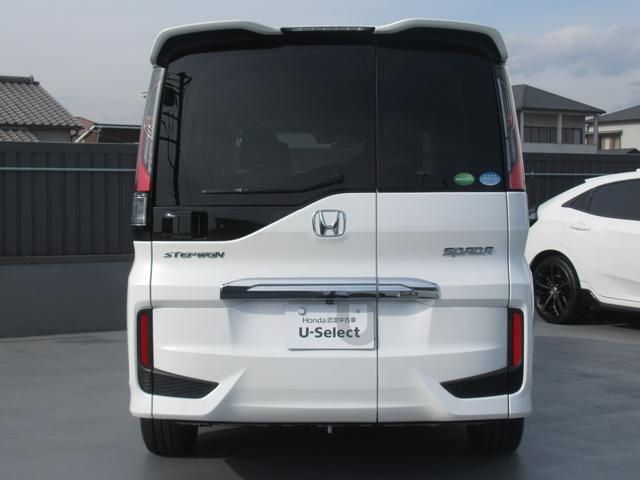 ステップワゴンスパーダ スパーダホンダセンシング 純正9インチナビ 純正ドラレコ前後 純正9インチリア席モニター バックカメラ 両側パワースライドドア わくわくゲート 後席ロールサンシェード パーキングセンサー前 ワンオーナー DVD HDMI(11枚目)