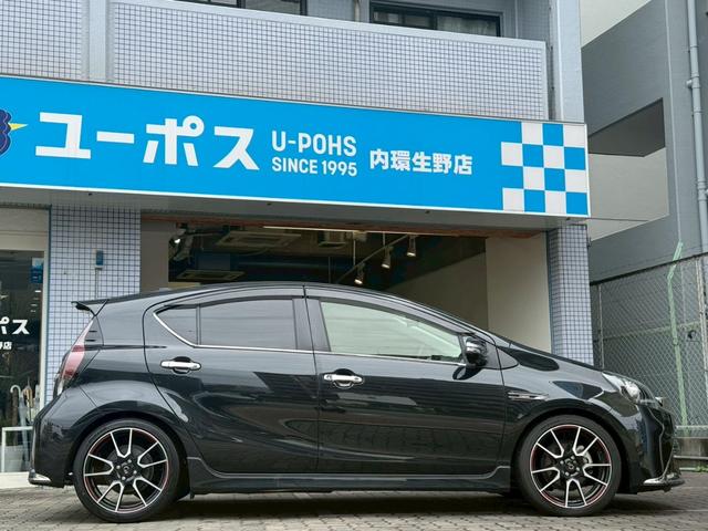 アクア Ｇ　Ｇ’ｓ　社外８インチナビ（ＡＶＩＣ－ＲＬ０９）★フルセグＴＶ★Ｒカメラ★Ｂｌｕｔｏｏｔｈ接続可★クルコン★社外マフラー★コンビシート★ＦＲドラレコＬＥＤライト★ＥＴＣ★純正１７インチＡＷ★（45枚目）