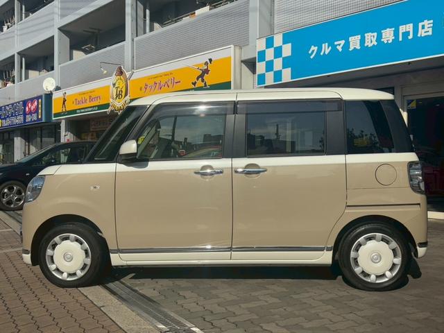 ムーヴキャンバス Ｘリミテッドメイクアップ　ＳＡＩＩ　ユーザー買取★禁煙★外ナビ★フルセグテレビ★Ｂカメラ★両側パワースライドドア★衝突軽減システム★スマートキー２個★ＥＴＣ★Ｂｌｕｔｏｏｔｈ接続可★内外装クリーニング済み★（10枚目）