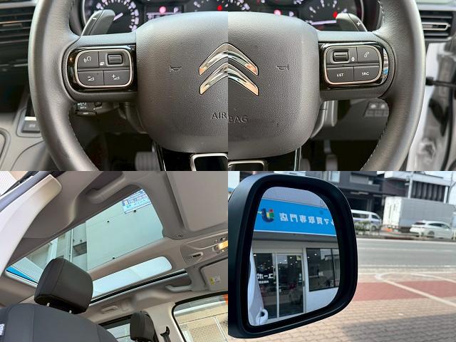 ベルランゴ シャイン　ＸＴＲ　パック　禁煙　専用インテリア　パノラマガラスルーフ　ディスプレイオーディオ　ナビ　フルセグＴＶ　Ｒカメラ　サイドカメラ　ブラインドスポット　衝突軽減　レーンキーピング　クルコン　ＦＲドラレコ　ルーフレール（7枚目）