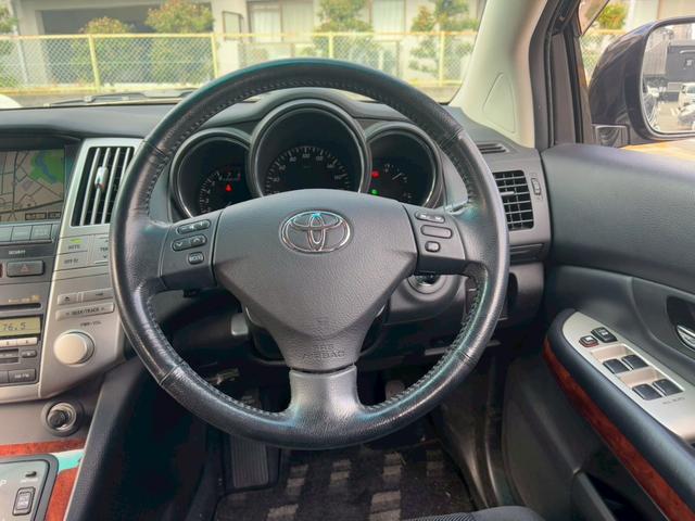 ハリアー ２４０Ｇ　Ｌパッケージリミテッド　・純正ナビ・Ｒカメラ・パワーバックドア・パワーシート・キーレス・ＨＩＤヘッドライト・ＥＴＣ・純正１７インチＡＷ（25枚目）