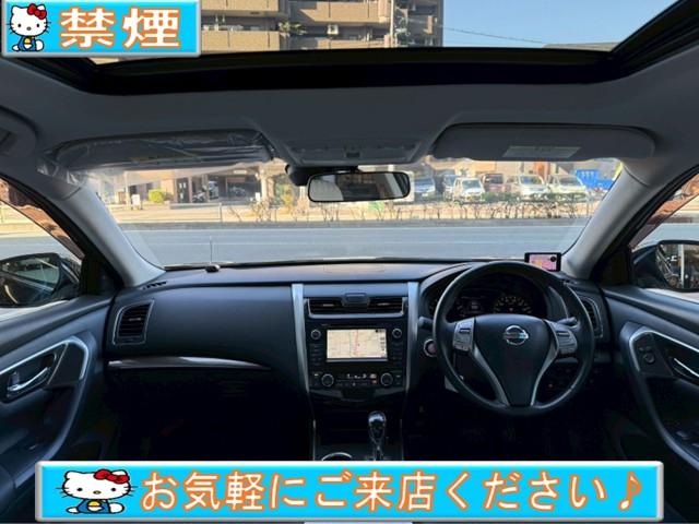 ティアナ ＸＬ　ナビＡＶＭパッケージ　禁煙・１オーナー・サンルーフ・純正ナビ・フルセグＴＶ・全周囲カメラ・Ｒカメラ・ブラインドスポット・衝突軽減・クルーズコントロール・パワーシート・クリアランスソナー・スマートキー・ＨＩＤライト・ＥＴＣ（5枚目）