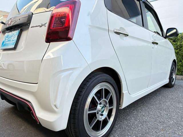 N-ONE モデューロX ユーザー買取・禁煙・社外ナビ・フルセグテレビ・クルーズコントロール・ブーストメーター・外Fスポイラー・外足回り・パドルシフト・コンビシート・ETC・外15インチアルミホイール・内外装クリーニング済み(49枚目)