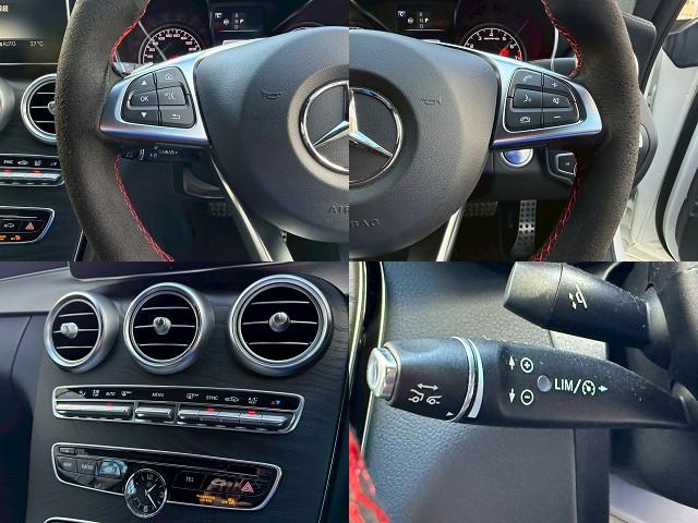 Cクラス C43 4マチッククーペ ・禁煙・ブルメスター・メーカーナビ・フルセグTV・Rカメラ・黒革・シートヒーター・パワーシート・HUD・ブラインドスポット・衝突軽減・レーダークルーズ・パワートランク・LEDライト・ETC(8枚目)