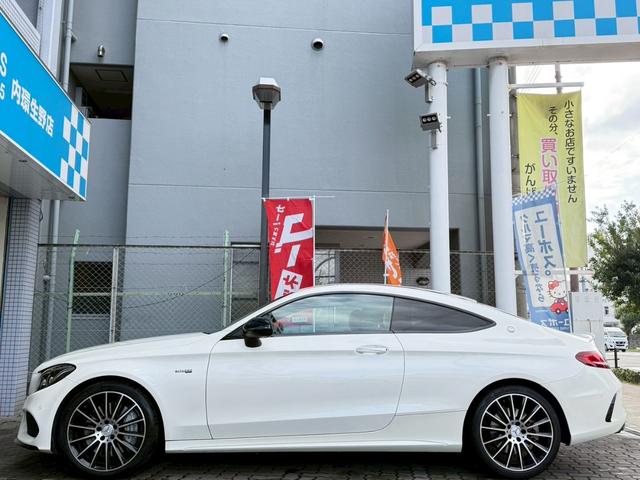 Cクラス C43 4マチッククーペ ・禁煙・ブルメスター・メーカーナビ・フルセグTV・Rカメラ・黒革・シートヒーター・パワーシート・HUD・ブラインドスポット・衝突軽減・レーダークルーズ・パワートランク・LEDライト・ETC(43枚目)
