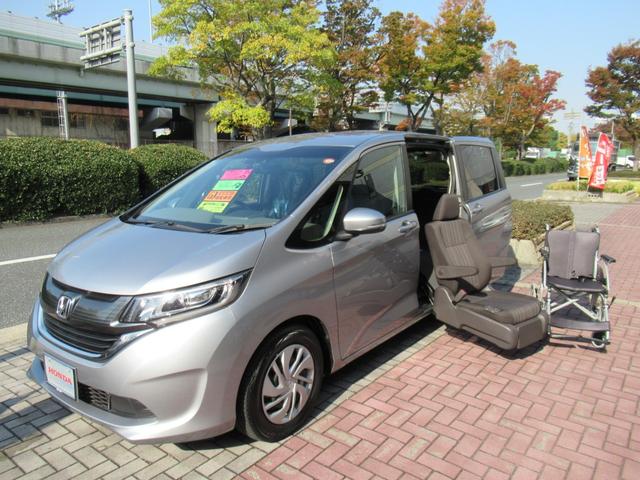 フリード 　ホンダセンシング　２列目リフトＵＰシート　福祉車両　純正ナビ　バックカメラ　ＬＥＤヘッドライト　アダプティブクルーズ　１オーナー　禁煙車　記録簿　前後ドラレコ　追突軽減ブレーキ　レーンキープ　４人乗（76枚目）