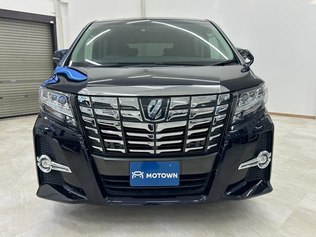 アルファード 2.5S Cパッケージ アルパイン9インチナビ フルセグTV アルパイン10.1インチフリップダウン 両側スライドドア LEDヘッドライト ブラック合皮ファブリックコンビシート パワーメモリーシート(2枚目)