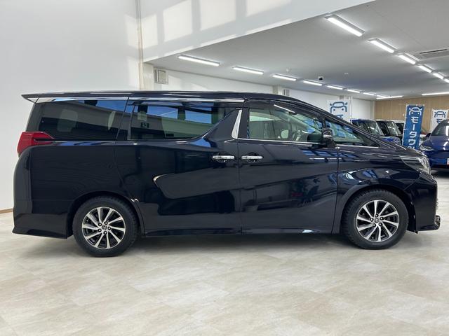 アルファード 2.5S Cパッケージ アルパイン9インチナビ フルセグTV アルパイン10.1インチフリップダウン 両側スライドドア LEDヘッドライト ブラック合皮ファブリックコンビシート パワーメモリーシート(3枚目)