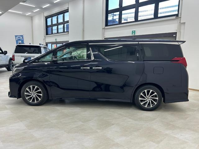 アルファード 2.5S Cパッケージ アルパイン9インチナビ フルセグTV アルパイン10.1インチフリップダウン 両側スライドドア LEDヘッドライト ブラック合皮ファブリックコンビシート パワーメモリーシート(6枚目)