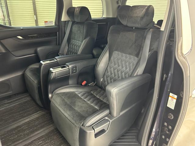 アルファード 2.5S Cパッケージ アルパイン9インチナビ フルセグTV アルパイン10.1インチフリップダウン 両側スライドドア LEDヘッドライト ブラック合皮ファブリックコンビシート パワーメモリーシート(10枚目)