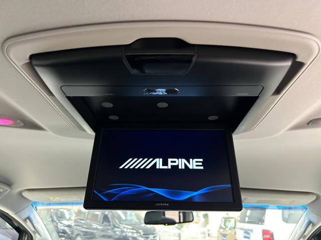 アルファード 2.5S Cパッケージ アルパイン9インチナビ フルセグTV アルパイン10.1インチフリップダウン 両側スライドドア LEDヘッドライト ブラック合皮ファブリックコンビシート パワーメモリーシート(14枚目)