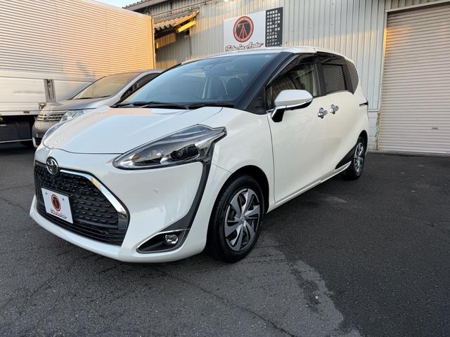 シエンタ G クエロ Gクエロ 7人乗り 軽減ブレーキ 両側自動ドア Iストップ 前後ドラレコ 全方位カメラ Bカメラ デュアルエアバック フルオートエアコン ウォークスルー LEDヘッド ナビ&TV/スペアー有(2枚目)