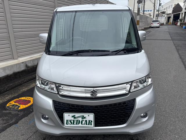 パレットSW TS 両側電動スライドドア ナビ フルセグ CD/DVD再生 ETC プッシュスタート スマートキー 純正アルミホイール HIDライト フォグ(2枚目)