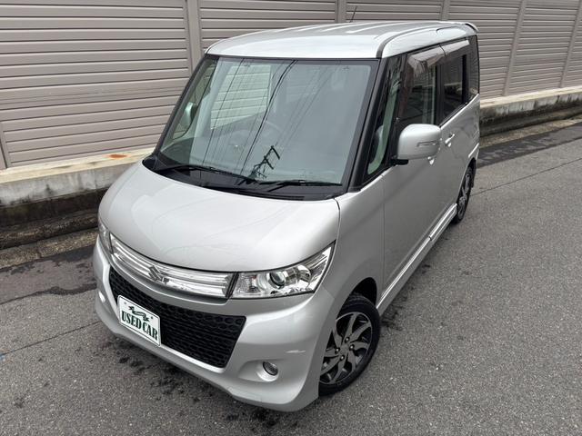 パレットSW TS 両側電動スライドドア ナビ フルセグ CD/DVD再生 ETC プッシュスタート スマートキー 純正アルミホイール HIDライト フォグ(11枚目)