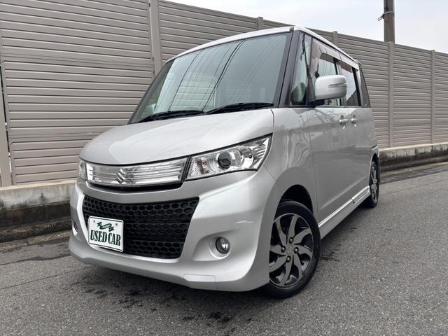 パレットSW TS 両側電動スライドドア ナビ フルセグ CD/DVD再生 ETC プッシュスタート スマートキー 純正アルミホイール HIDライト フォグ(12枚目)