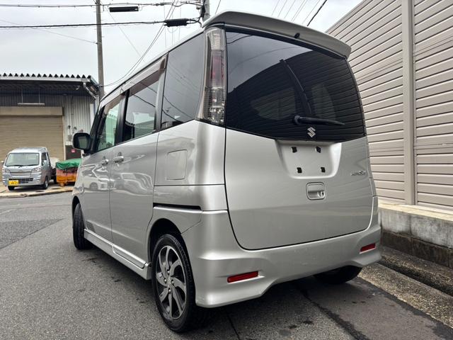パレットSW TS 両側電動スライドドア ナビ フルセグ CD/DVD再生 ETC プッシュスタート スマートキー 純正アルミホイール HIDライト フォグ(14枚目)
