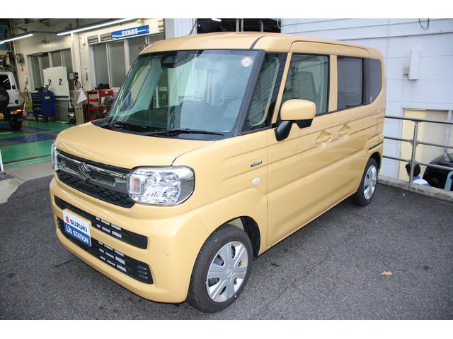 スペーシア ＨＹＢＲＩＤ　Ｘ　両側電動スライド　電動パーキングブレーキ　オートライト　スライドドア　プッシュスタート　シートヒーター　オートエアコン　スズキセーフティーサポート　アイドリングストップ　横滑り防止機能　衝突安全ボディ　盗難防止システム（21枚目）