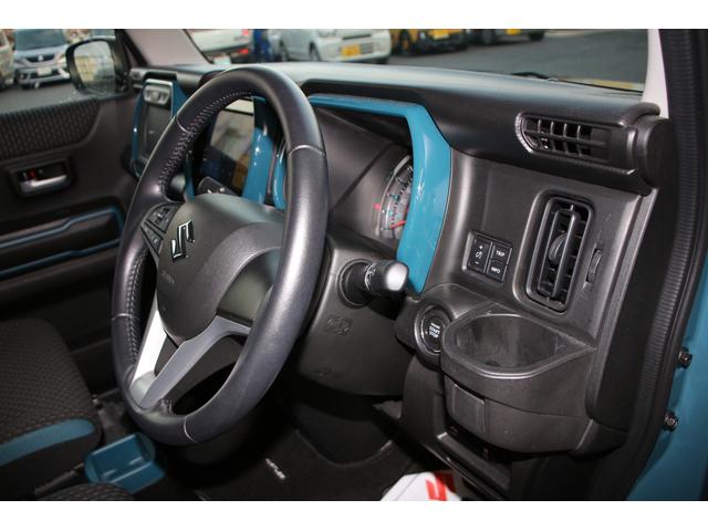 ハスラー ＨＹＢＲＩＤ　Ｘ　全方位モニターナビ　車検整備付　バックカメラ　オートライト　純正ナビ　プッシュスタート　シートヒーター　オートエアコン　ワンオーナー　衝突被害軽減システム　アイドリングストップ　横滑り防止機能　衝突安全ボディ　盗難防止システム（10枚目）