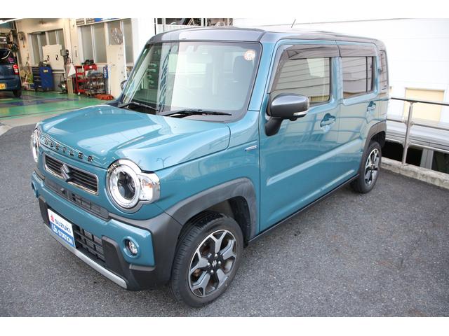 ハスラー ＨＹＢＲＩＤ　Ｘ　全方位モニターナビ　車検整備付　バックカメラ　オートライト　純正ナビ　プッシュスタート　シートヒーター　オートエアコン　ワンオーナー　衝突被害軽減システム　アイドリングストップ　横滑り防止機能　衝突安全ボディ　盗難防止システム（21枚目）