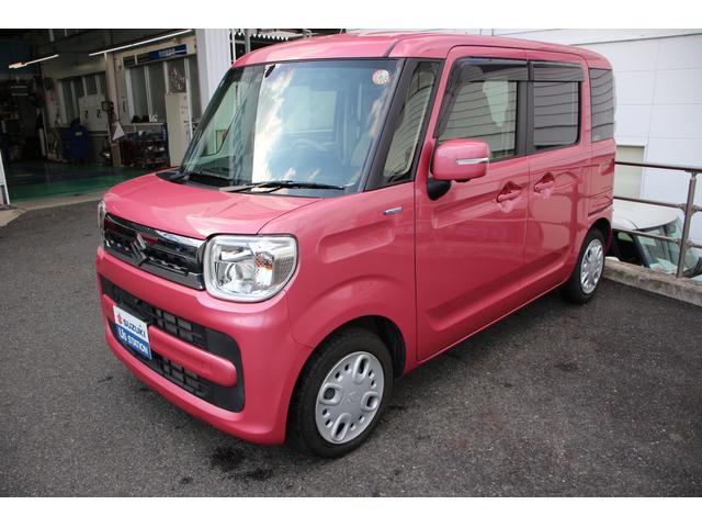 スペーシア ＨＹＢＲＩＤ　Ｘ　２型　全方位ナビ　前後ブレーキサポート　バックカメラ　オートライト　スライドドア　純正ナビ　プッシュスタート　シートヒーター　オートエアコン　衝突被害軽減システム　アイドリングストップ　横滑り防止機能（21枚目）