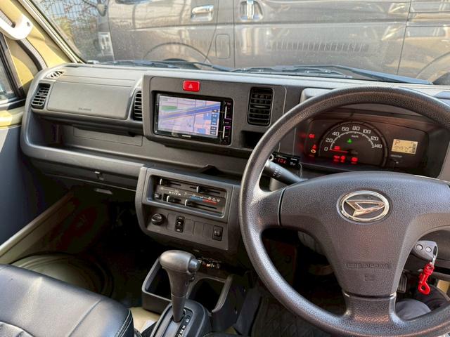 ハイゼットトラック ジャンボエクストラ　パワーゲート　４ＡＴ　リフト能力３５０ｋｇ　ワンオーナー　三方開　　ＥＴＣ　ドラレコ　ナビ　バックカメラ　スロコン　軽トラ　パワーゲート　”ジャンボ”ボディ×垂直式テールリフト（36枚目）