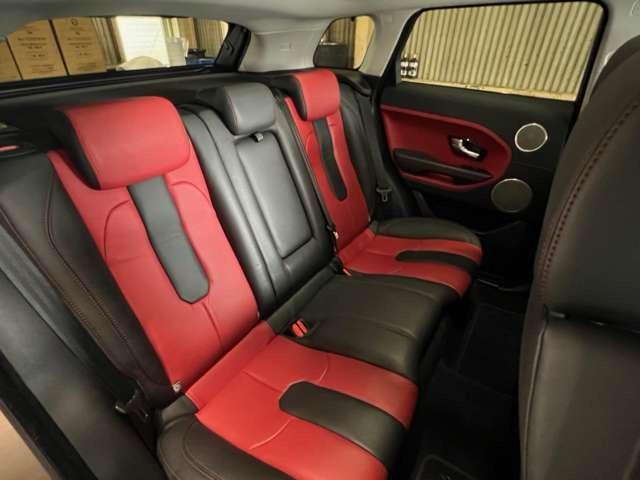 レンジローバーイヴォーク ダイナミック　４ＷＤ　ガラスコーティング施工済み　ローダウン　ＭＥＲＩＤＩＡＮサウンド　ガラスルーフ　赤／黒レザーシート　シートヒーター　シートメモリー　Ｂｌｕｅｔｏｏｔｈ（14枚目）