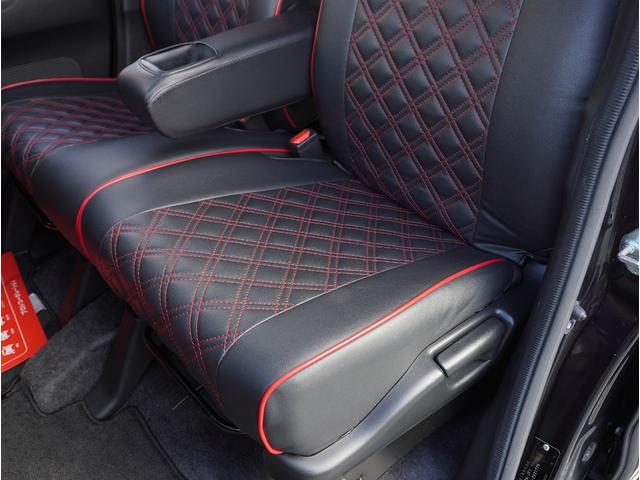 N-BOXカスタム G ターボSSパッケージ 車高調/社外テール/外Fガラス/社外16インチアルミホイール/ギャザスSDナビ/フルセグTV/Bカメラ/Bluetooth対応/両側パワスラ/黒レザー調シートカバー/パドルシフト/スマートキー2本(49枚目)