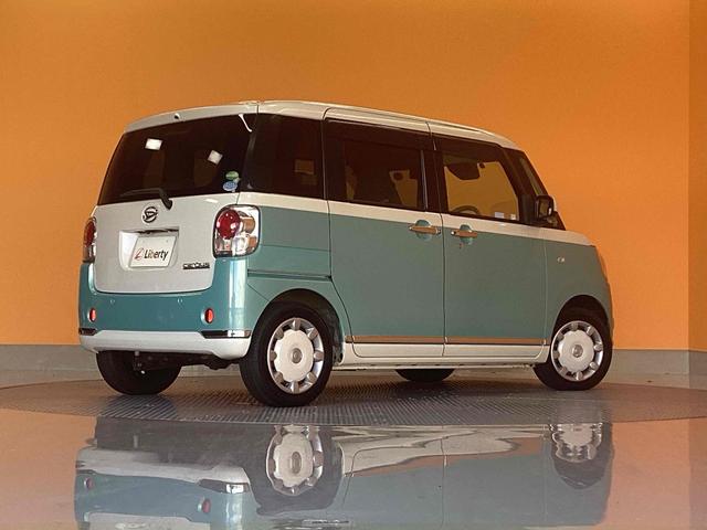 ムーヴキャンバス Xメイクアップリミテッド SAIII 4WD ETC 全周囲カメラ 両側電動スライドドア ナビ TV 衝突被害軽減システム オートマチックハイビーム オートライト スマートキー アイドリングストップ 電動格納ミラー(18枚目)