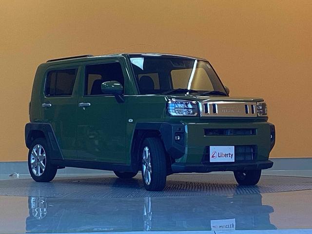 タフト G 衝突軽減B スカイルーフ 純正9インチディスプレイ パノラマモニター ETC LEDヘッドライト フォグライト スマートキー プッシュスタート アイドリングストップ 革巻きステアリング(16枚目)