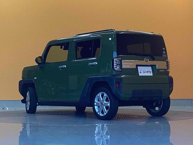 タフト G 衝突軽減B スカイルーフ 純正9インチディスプレイ パノラマモニター ETC LEDヘッドライト フォグライト スマートキー プッシュスタート アイドリングストップ 革巻きステアリング(20枚目)