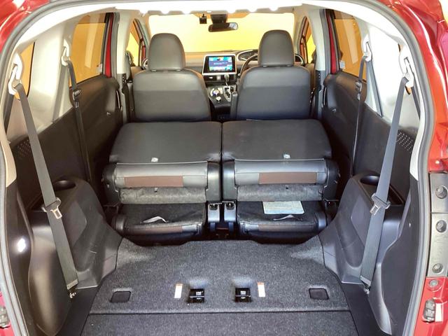 シエンタ G クエロ 全周囲カメラ ナビ TV レーンアシスト 衝突被害軽減システム 両側電動スライドドア オートマチックハイビーム LEDヘッドランプ スマートキー 電動格納ミラー 3列シート CVT(37枚目)