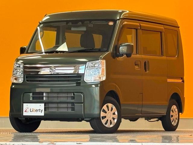 エブリイ ジョイン　４ＷＤ　ＡＴ　衝突被害軽減システム　クリアランスソナー　レーンアシスト　ナビ　ＴＶ　両側スライドドア　スマートキー　アイドリングストップ　電動格納ミラー　オートライト（5枚目）