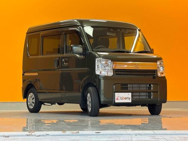 エブリイ ジョイン　４ＷＤ　ＡＴ　衝突被害軽減システム　クリアランスソナー　レーンアシスト　ナビ　ＴＶ　両側スライドドア　スマートキー　アイドリングストップ　電動格納ミラー　オートライト（11枚目）