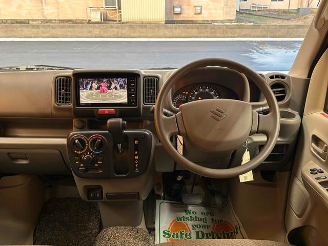 エブリイ ジョイン　４ＷＤ　ＡＴ　衝突被害軽減システム　クリアランスソナー　レーンアシスト　ナビ　ＴＶ　両側スライドドア　スマートキー　アイドリングストップ　電動格納ミラー　オートライト（24枚目）