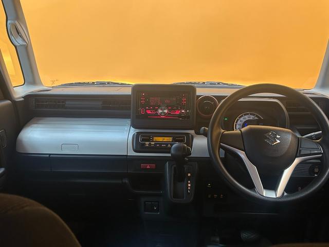 スペーシア ハイブリッドG 4WD 4WD オーディオ 両側スライドドア クリアランスソナー レーンアシスト 衝突被害軽減システム オートライト スマートキー アイドリングストップ 電動格納ミラー シートヒーター ベンチシート CVT(5枚目)