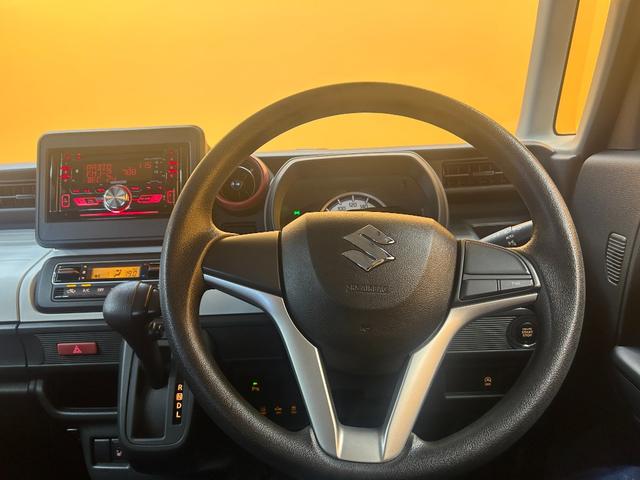 スペーシア ハイブリッドG 4WD 4WD オーディオ 両側スライドドア クリアランスソナー レーンアシスト 衝突被害軽減システム オートライト スマートキー アイドリングストップ 電動格納ミラー シートヒーター ベンチシート CVT(6枚目)