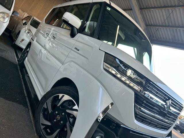 スペーシアカスタム ハイブリッドＸＳ　両側電動スライドドア　衝突被害軽減ブレーキ　コーナーセンサー　スマートキー　シートヒーター　アダクティブクルーズコントロール　アイドリングストップ　オットマン　ＬＥＤヘッドライト（24枚目）