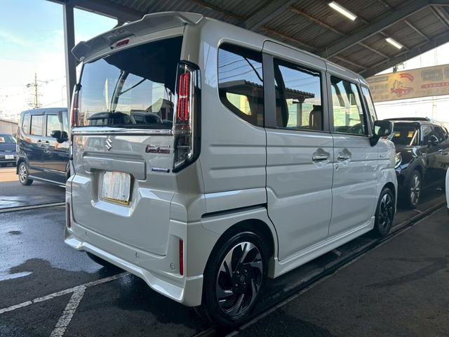 スペーシアカスタム ハイブリッドＸＳ　両側電動スライドドア　衝突被害軽減ブレーキ　コーナーセンサー　スマートキー　シートヒーター　アダクティブクルーズコントロール　アイドリングストップ　オットマン　ＬＥＤヘッドライト（70枚目）