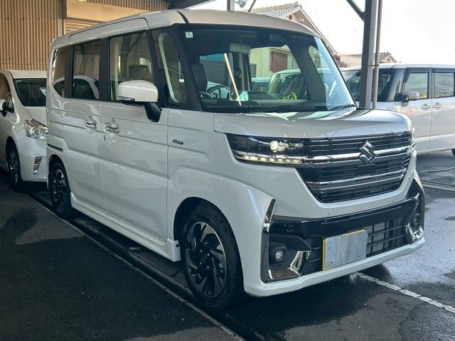 スペーシアカスタム ハイブリッドＸＳ　両側電動スライドドア　衝突被害軽減ブレーキ　コーナーセンサー　スマートキー　シートヒーター　アダクティブクルーズコントロール　アイドリングストップ　オットマン　ＬＥＤヘッドライト（71枚目）