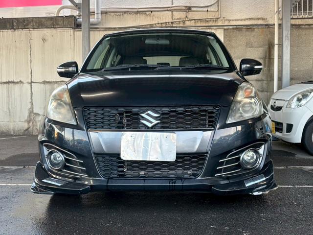 スイフトスポーツ ベースグレード　ＭＳＥカーボンＧＴウイング　ＭＳＥマッドフラップ　社外ナビ　ＥＴＣ　６ＭＴ　社外ホイール（2枚目）