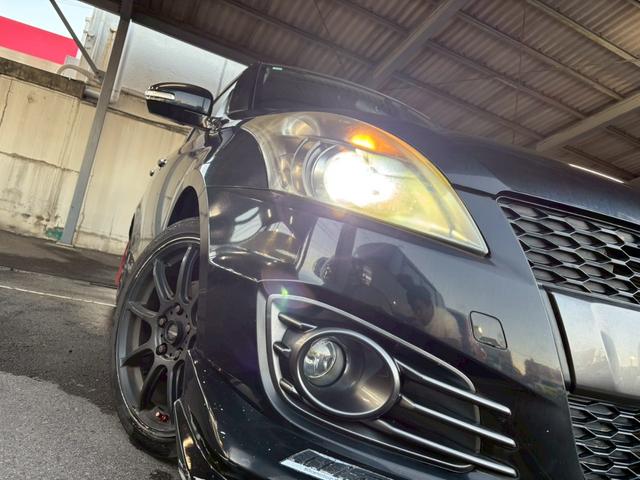 スイフトスポーツ ベースグレード　ＭＳＥカーボンＧＴウイング　ＭＳＥマッドフラップ　社外ナビ　ＥＴＣ　６ＭＴ　社外ホイール（12枚目）