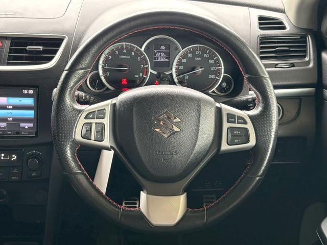 スイフトスポーツ ベースグレード　ＭＳＥカーボンＧＴウイング　ＭＳＥマッドフラップ　社外ナビ　ＥＴＣ　６ＭＴ　社外ホイール（28枚目）