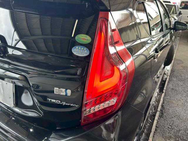 アクア Ｇ　１年保証　ＴＲＤ製フロントリアサイドシフトノブ／社外マフラー／ＷＯＲＫエモーション１７ＡＷ／社外キャリパー（64枚目）