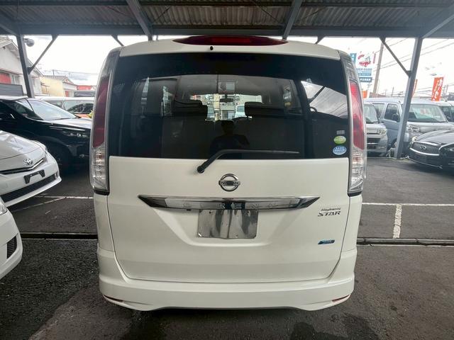 セレナ ハイウェイスター　Ｖセレクション　１年保証　後席モニター　両側電動スライドドア　純正ナビ　バックモニター　ＴＶ　ＥＴＣ　クルーズコントロール　ロールサンシェード　スマートキー　プッシュスタート　オートエアコン（6枚目）