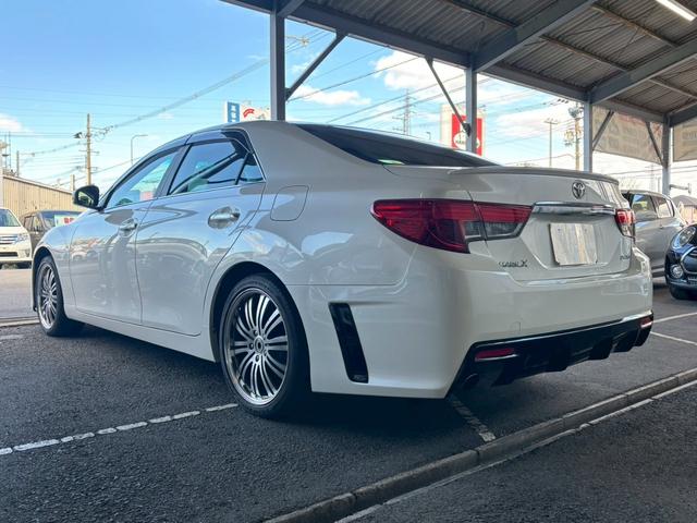 マークX 250G Sパッケージリラックスセレクション 1年保証 Gs仕様エアロ 純正ナビ ETC ワンセグTV ドラレコ 社外ホール パワーシート スマートキー プッシュスタート オートエアコン Bluetooth(10枚目)