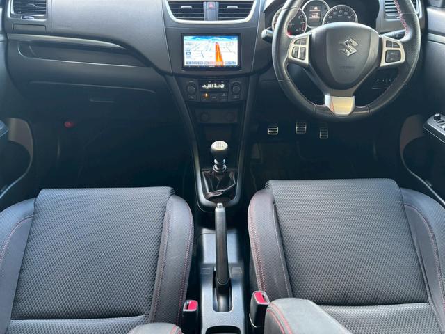 スイフトスポーツ ベースグレード 1年保証 社外ナビ Bカメラ ワンセグTV ETC スマートキー プッシュスタート 6速MT 純正ホイール クルーズコントロール(6枚目)