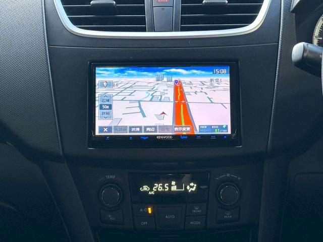 スイフトスポーツ ベースグレード 1年保証 社外ナビ Bカメラ ワンセグTV ETC スマートキー プッシュスタート 6速MT 純正ホイール クルーズコントロール(20枚目)