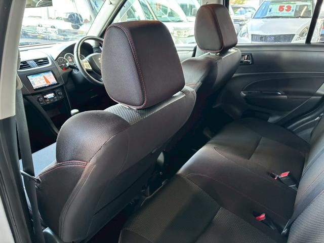 スイフトスポーツ ベースグレード 1年保証 社外ナビ Bカメラ ワンセグTV ETC スマートキー プッシュスタート 6速MT 純正ホイール クルーズコントロール(31枚目)