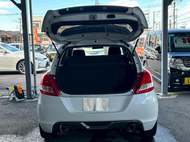 スイフトスポーツ ベースグレード 1年保証 社外ナビ Bカメラ ワンセグTV ETC スマートキー プッシュスタート 6速MT 純正ホイール クルーズコントロール(32枚目)