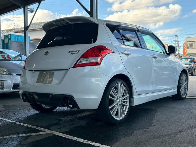 スイフトスポーツ ベースグレード 1年保証 社外ナビ Bカメラ ワンセグTV ETC スマートキー プッシュスタート 6速MT 純正ホイール クルーズコントロール(34枚目)